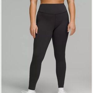 Lululemon base pace hi rise running tight 28” black